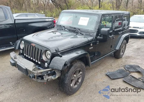 2016 Jeep Wrangler Unlimited 75Th Anniversary from USA, damaged, VIN 1C4BJWEG8GL334042
